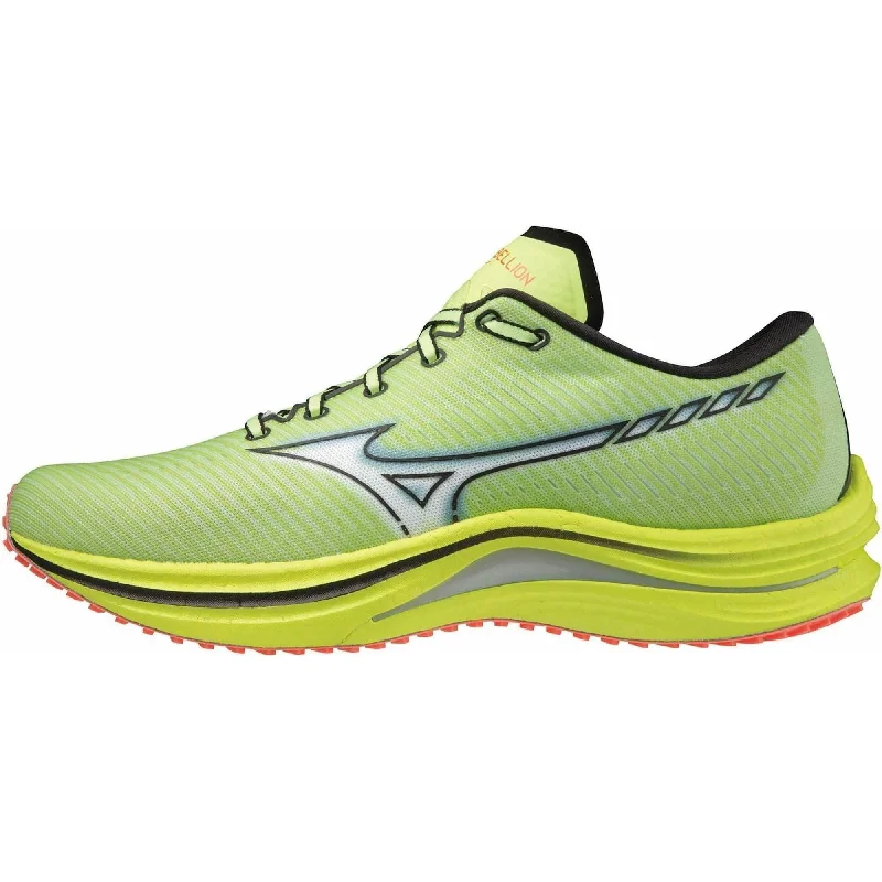 Mizuno Wave Rebellion Mens Running Shoes - Yellow