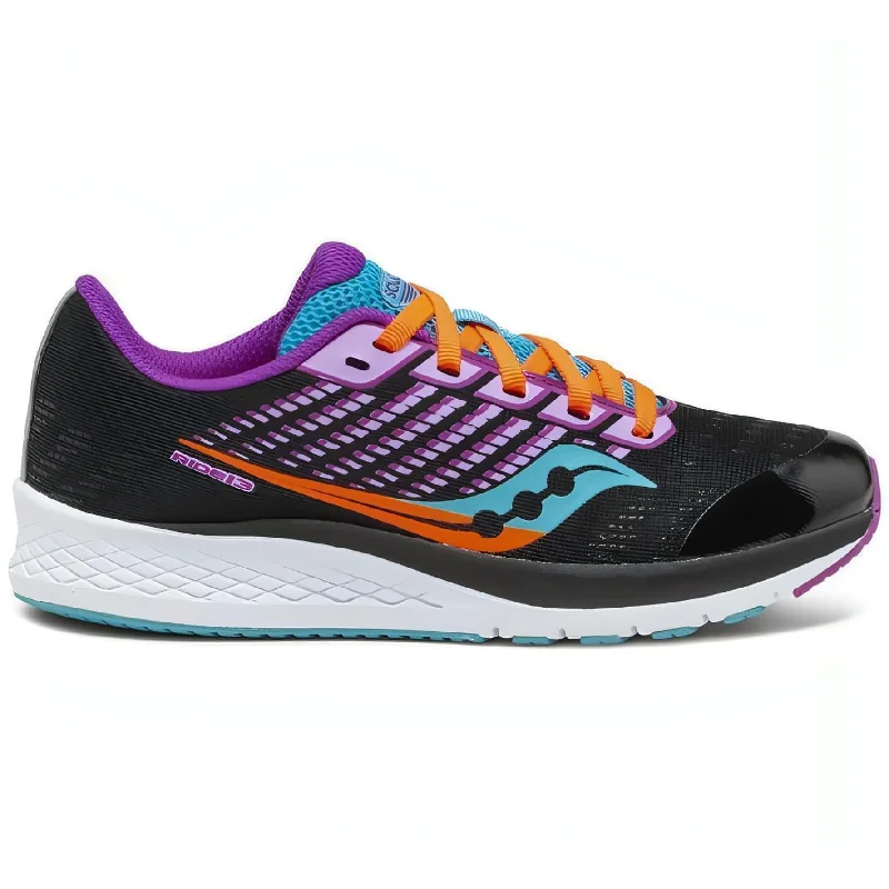 Saucony Ride 13 Junior Running Shoes - Black