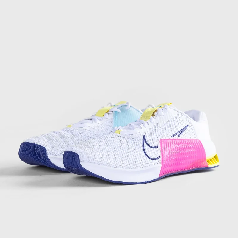 Nike - Metcon 9 Men's Training Shoes - WHITE/WHITE-DEEP ROYAL BLUE-FIERCE PINK