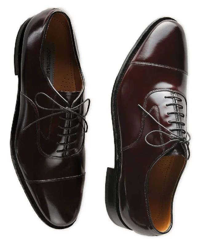 Johnston & Murphy Cap Toe Lace-Up Dress Shoe