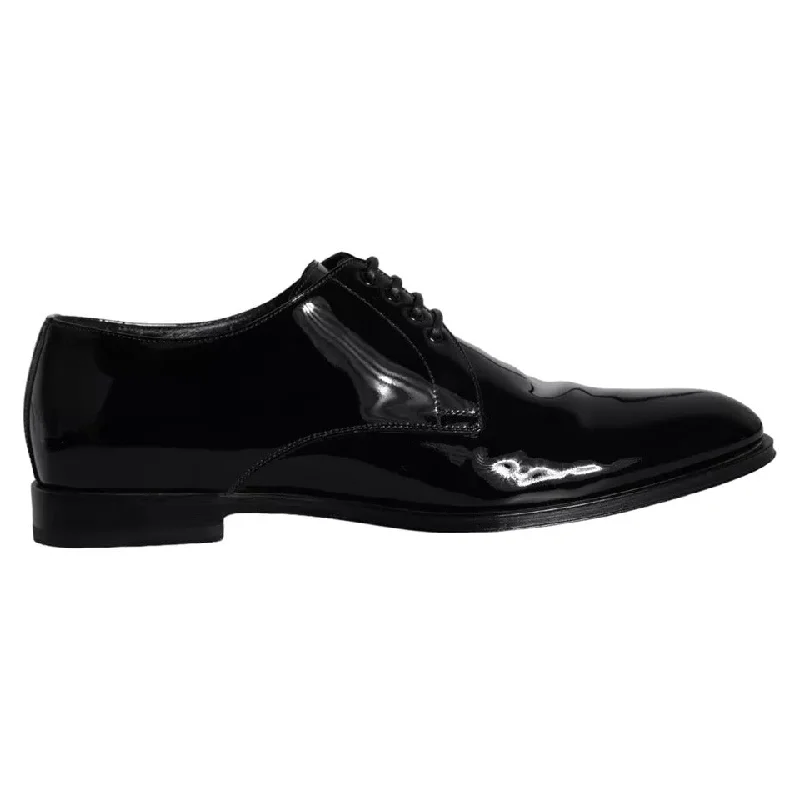 Dolce & Gabbana  Calfskin Leather Derby Men Dress Men's Shoes (Pre-Owned)