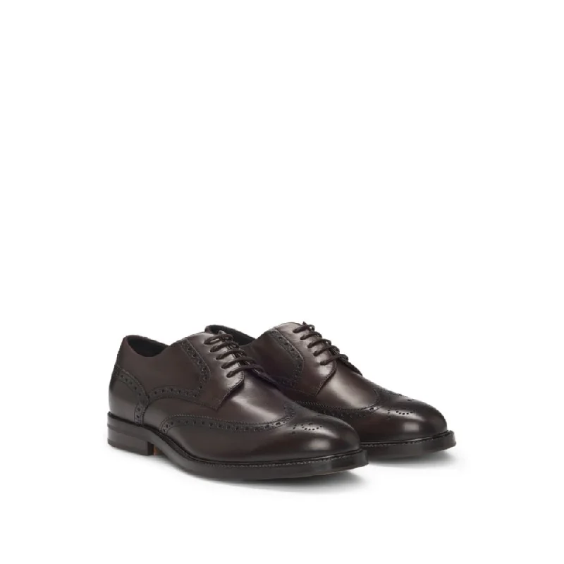 Dressletic Italian-made Derby shoes in leather