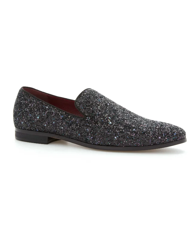 Iridescent Glitter Loafers