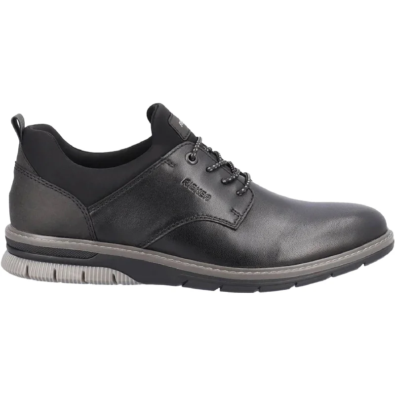 Men's Rieker 14454-01 Black/Black/Black Leather