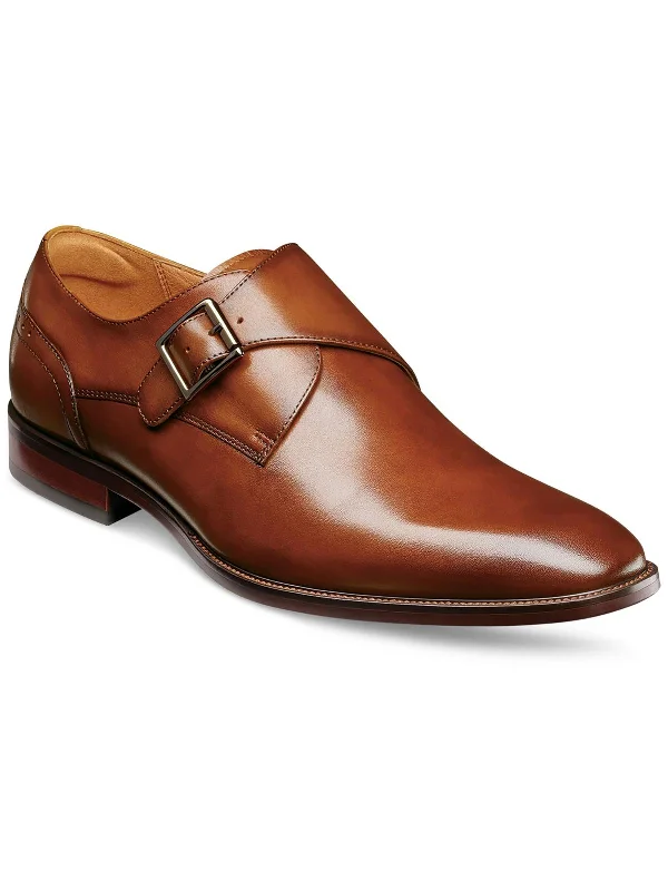 Ravello Mens Leather Strap Loafers