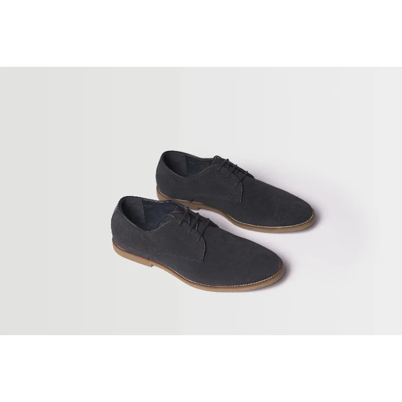 Topman Men's Spark Navy Suede Dress Shoes