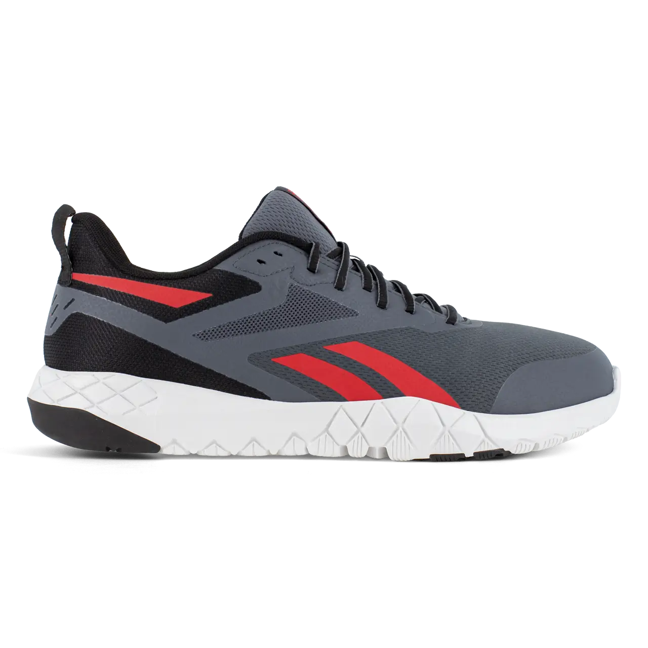 Flexagon Force Xl Composite-Toe Athletic Work Shoe Gray/Red