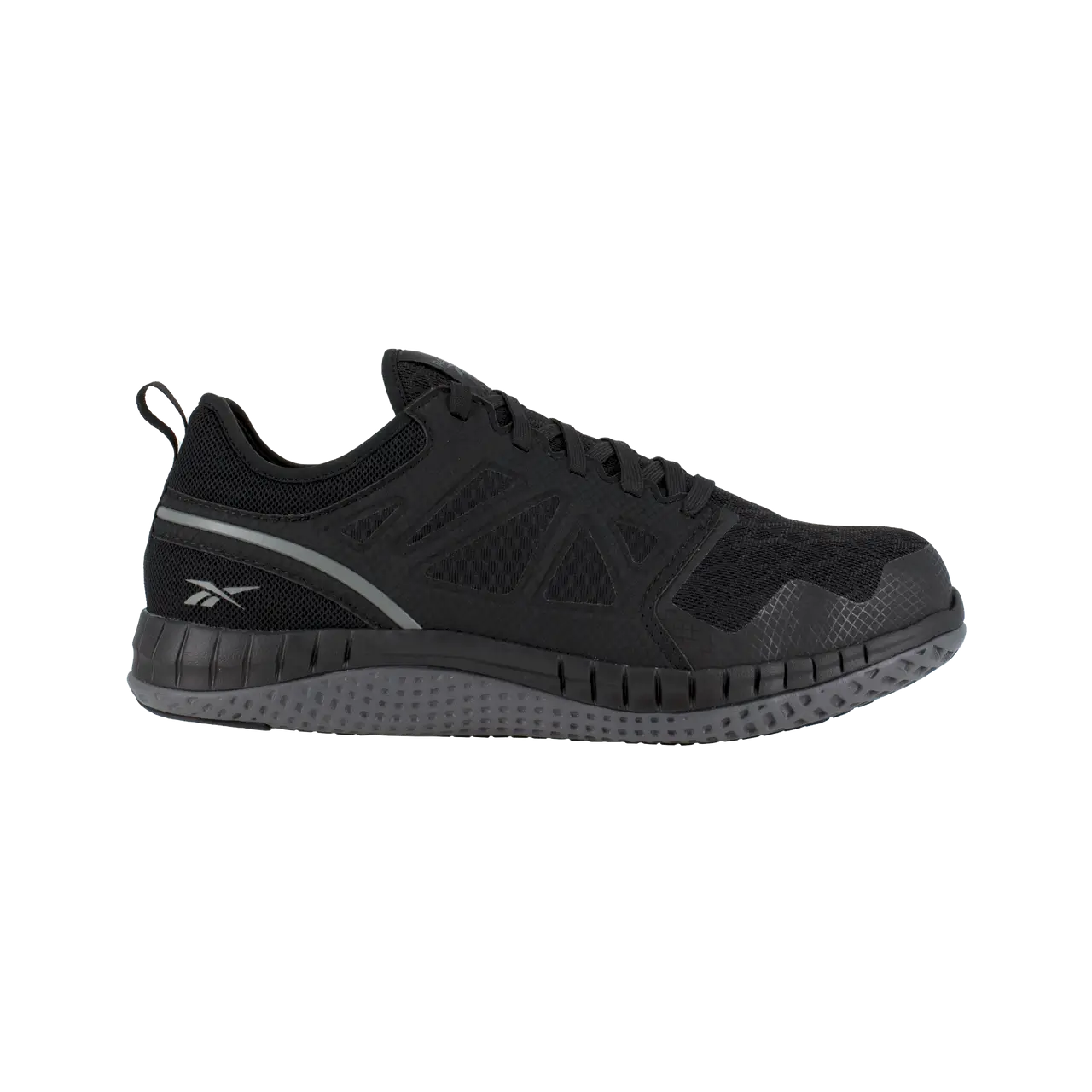 Women's Zprint Steel-Toe Athletic Work Shoe Black/Dark Gray