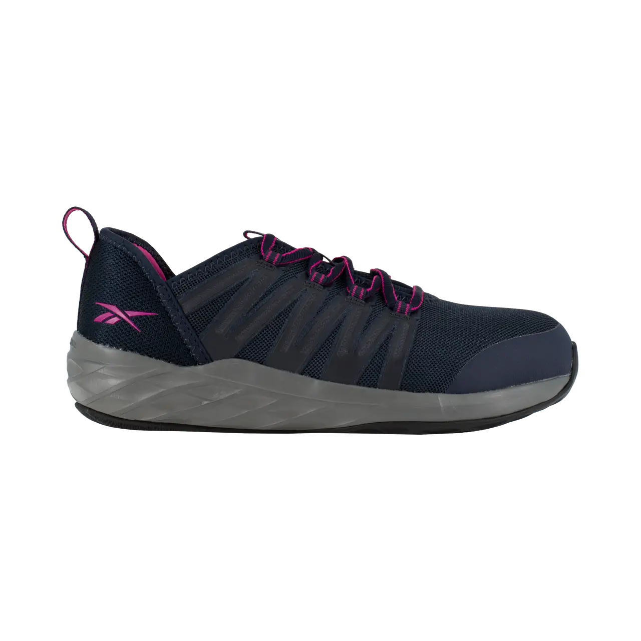 Women's Astroride Steel-Toe Athletic Work Shoe Dark Navy/Purple