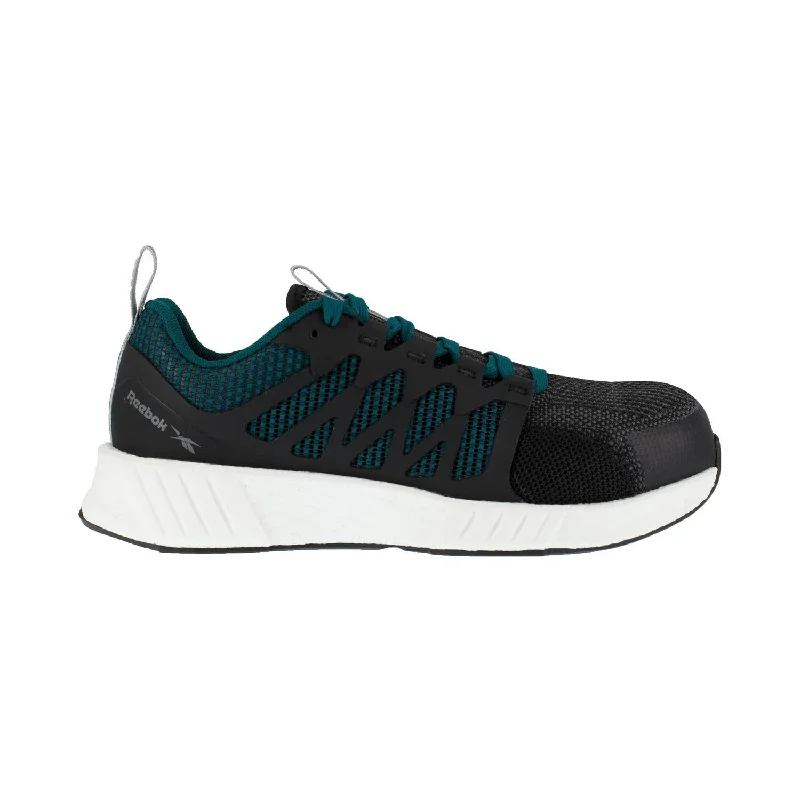 Women's Fusion Flexweave™ Composite-Toe Athletic Work Shoe Black/Teal