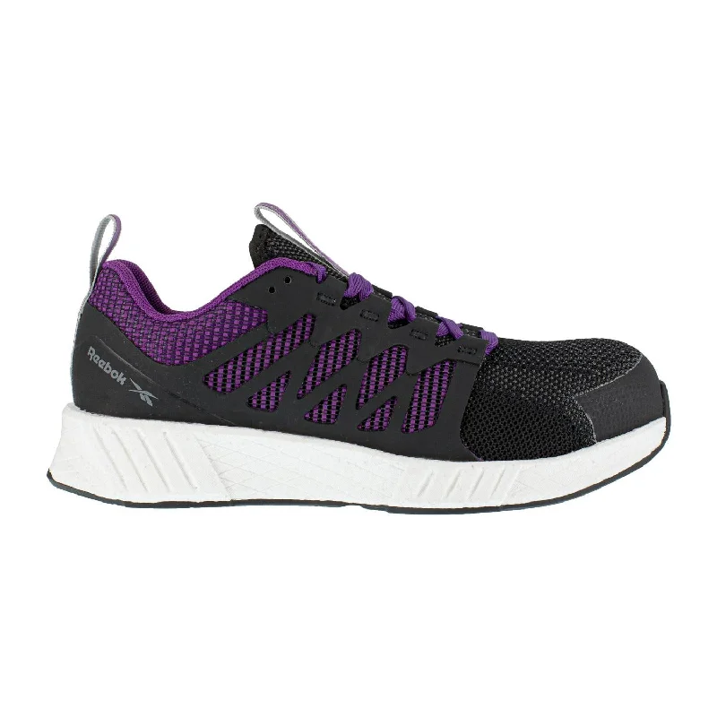 Women's Fusion Flexweave™ Composite-Toe Athletic Work Shoe Black/Purple