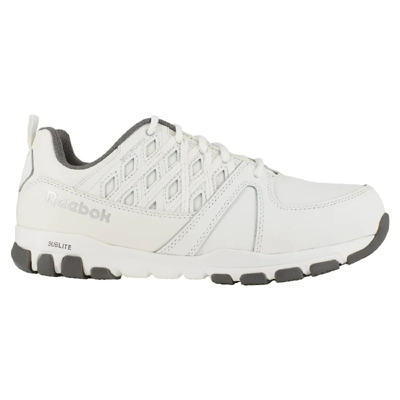 Women's Sublite Steel-Toe Athletic Work Shoe White