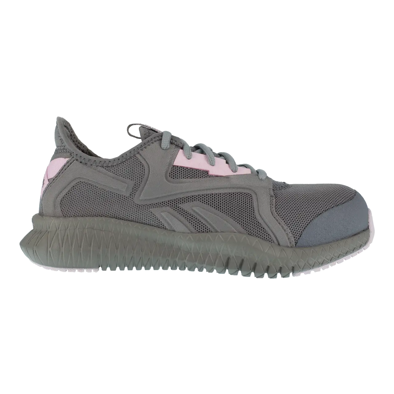 Women's Flexagon 3.0 Composite-Toe Athletic Work Shoe Grey/Pink