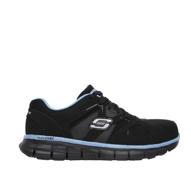 Women's Sandlot Synergy: Alloy-Toe Work Shoe Black/Blue